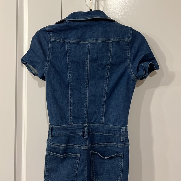 Lightly worn Mebon size S Jean jumpsuit short sleeve - Picture 13 of 16